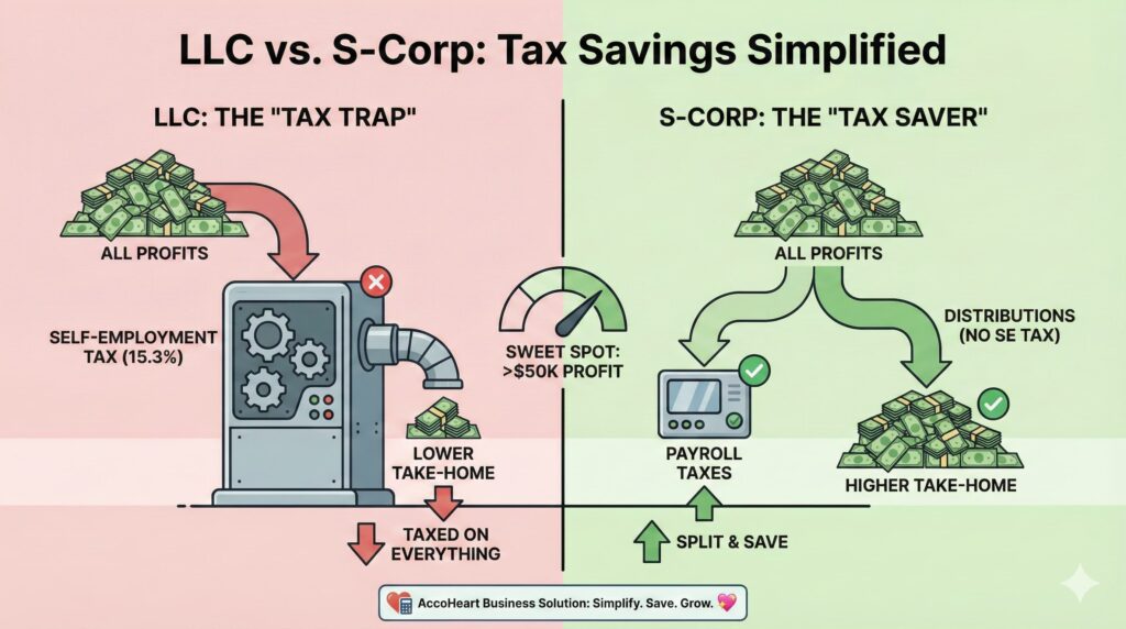 LLC vs. S-Corp Which Saves You More in Taxes for 2026